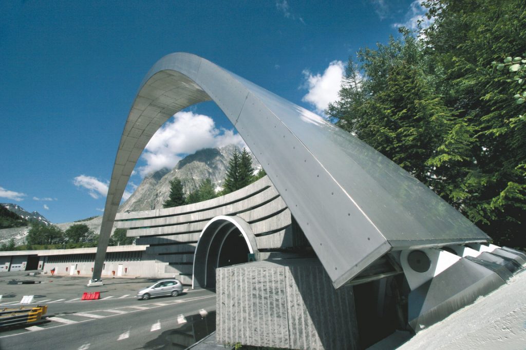 Tunnel du Mont Blanc du côté italien