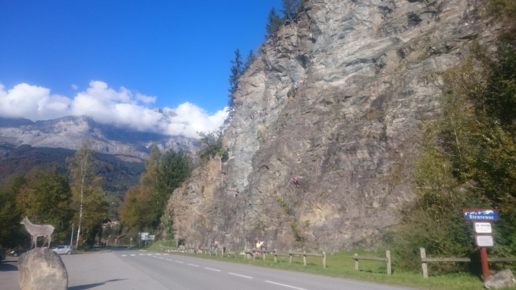 Escalade Servoz vallée de Chamonix Mont Blanc