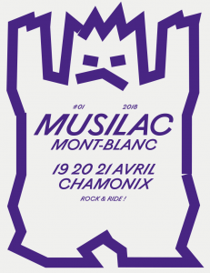 Affiche Musilac Chamonix Mont Blanc