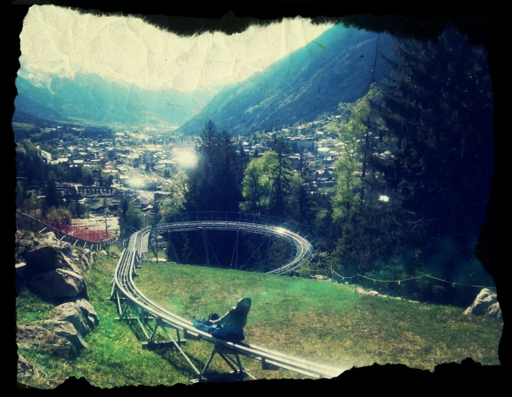 Luge été Alpine Coaster Chamonix parc de loisirs