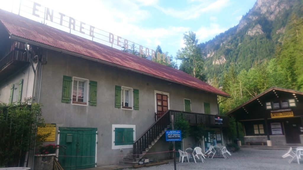 Entrée des gorges de la Diosaz