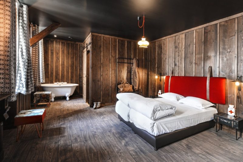 Chambre avec baignoire Terminal Neige Chamonix