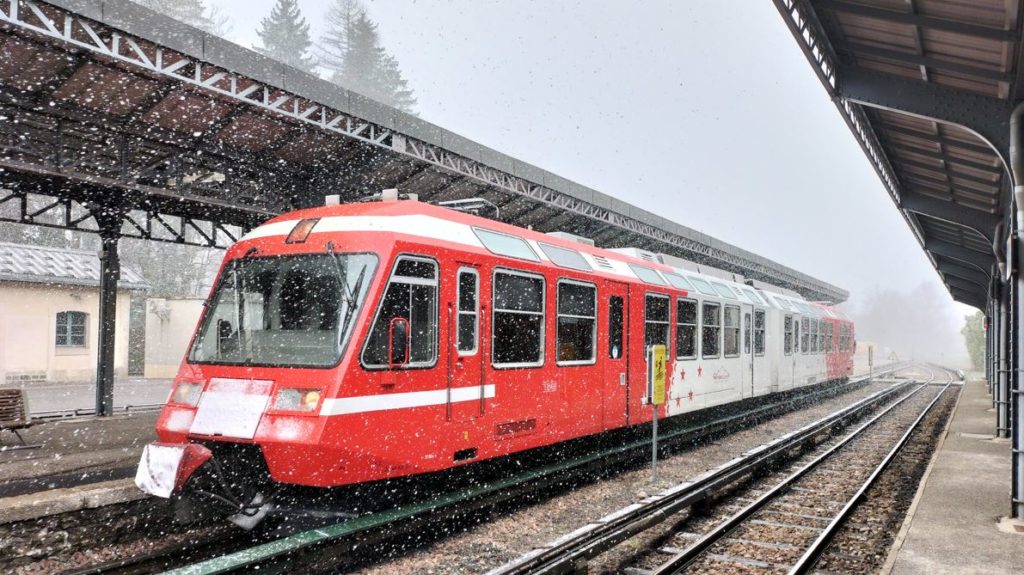 Train à Chamonix