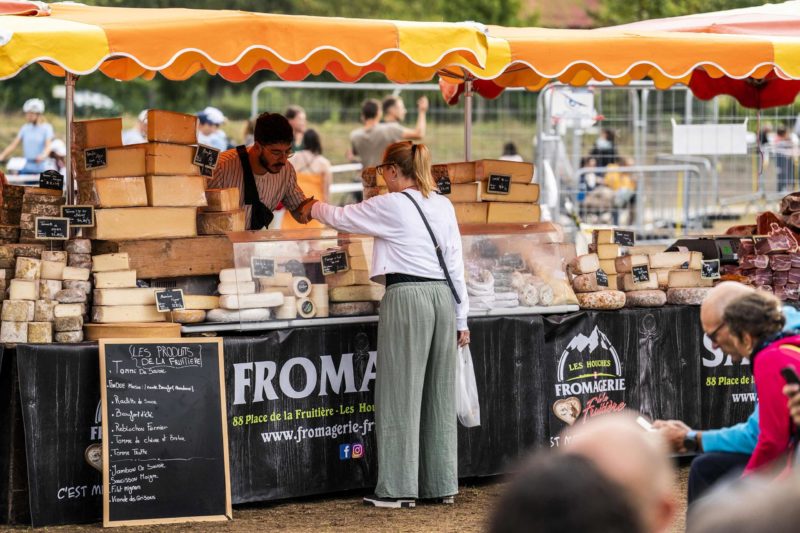 Marché fromagerie les houches